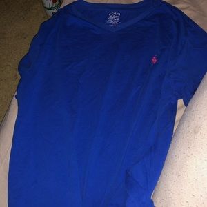 Polo Ralph Lauren tshirt in royal blue and dark blue both medium in women’s
